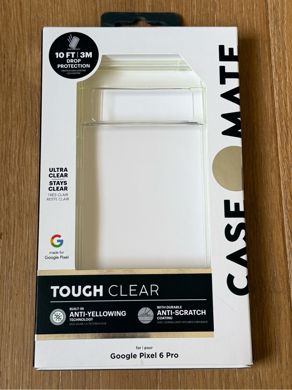 New Case-mate Tough Clear transparent Case for Google Pixel 6 Pro phone case